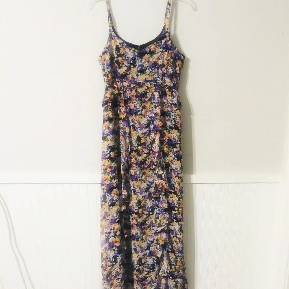 Spencer Jeremy‎  Floral Ruffle Maxi Dress - Picture 4 of 7